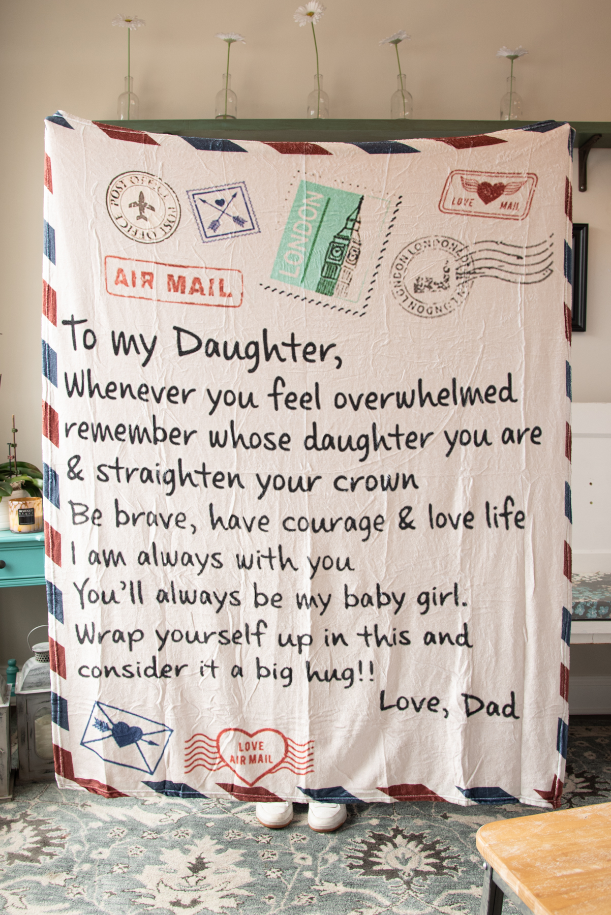 For Daughter from Dad: Blanket